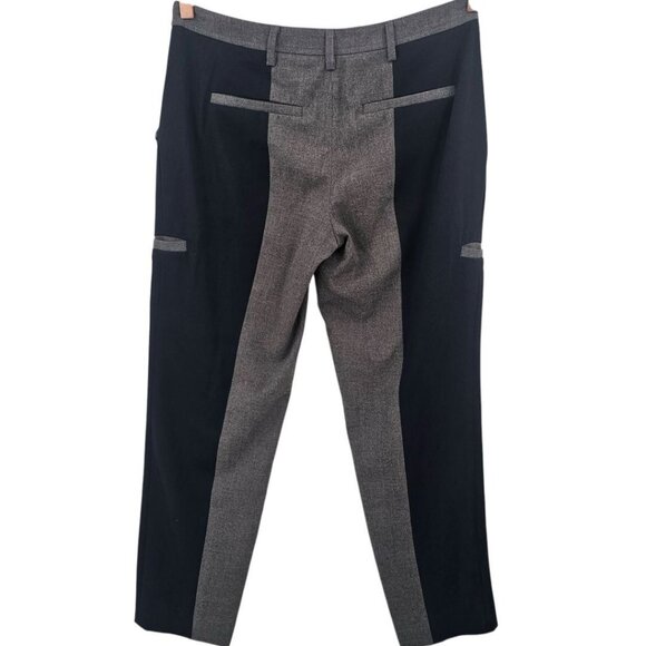 Anthropologie Womens 4 Leifsdottir Navy Gray Colorblock Pants - Picture 5 of 15